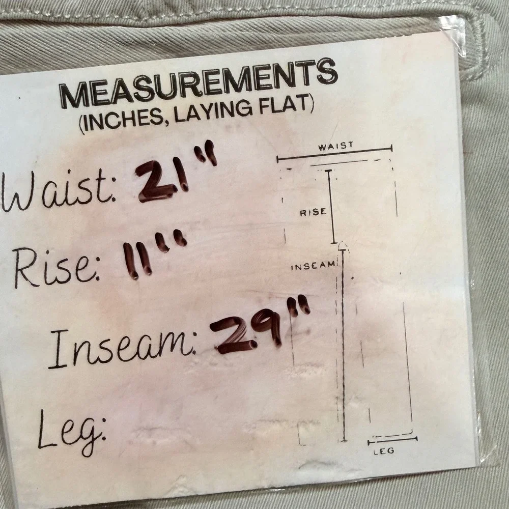 Tommy Bahama Mens 40x30 Silk Cotton Blend Khaki Tan Flat Front Straight Pants